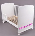 Giường cũi đa năng TEDDY gỗ ( màu sơn trắng)