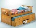 Giường hộp 2 tầng có ngăn kéo Acmer GT10WCH, hàng xuất khẩu Châu Âu