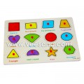 Bảng ghép hình có núm VDN01 - Các loại hình khối 
