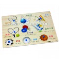 Bảng ghép hình có núm VDN01 - Đồ dùng thể thao